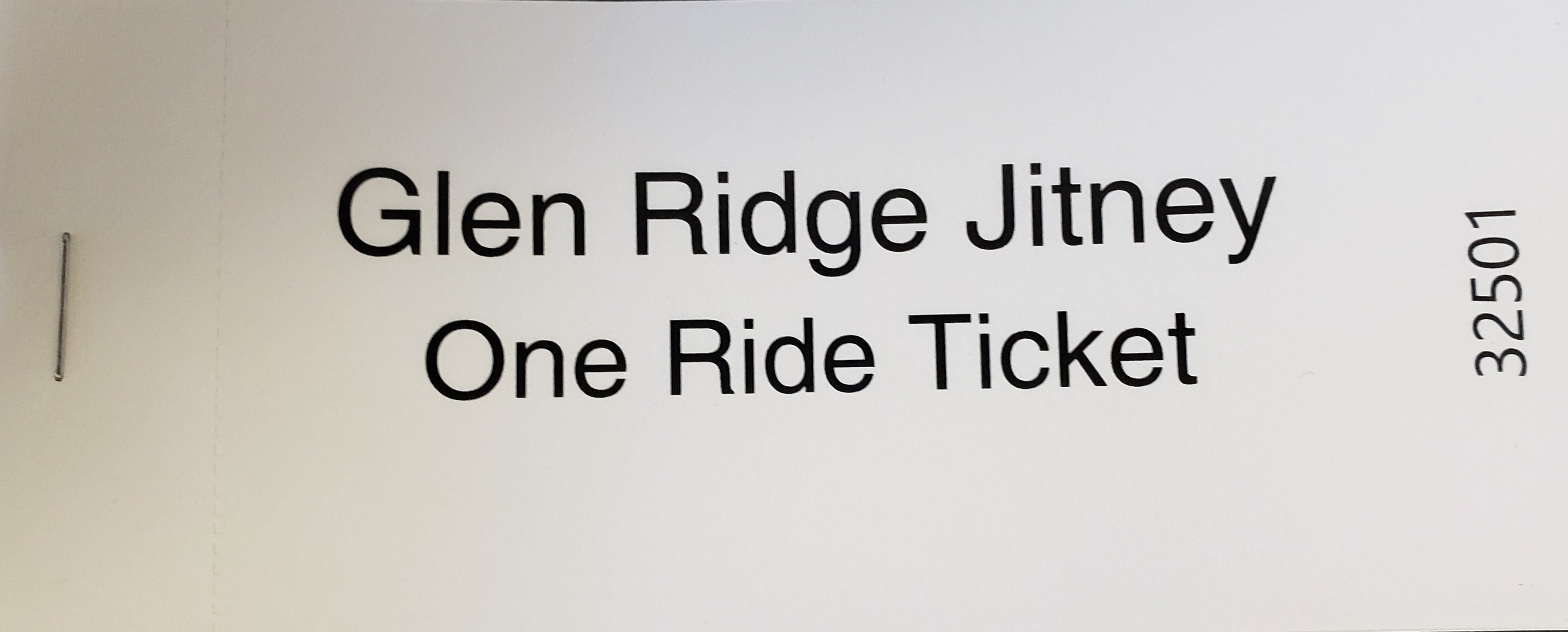 Jitney Ticket